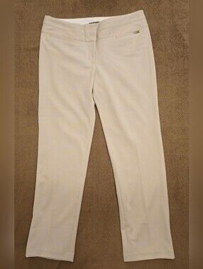 Express Editor Classic Beige Women's Dress Pants, Size 10R